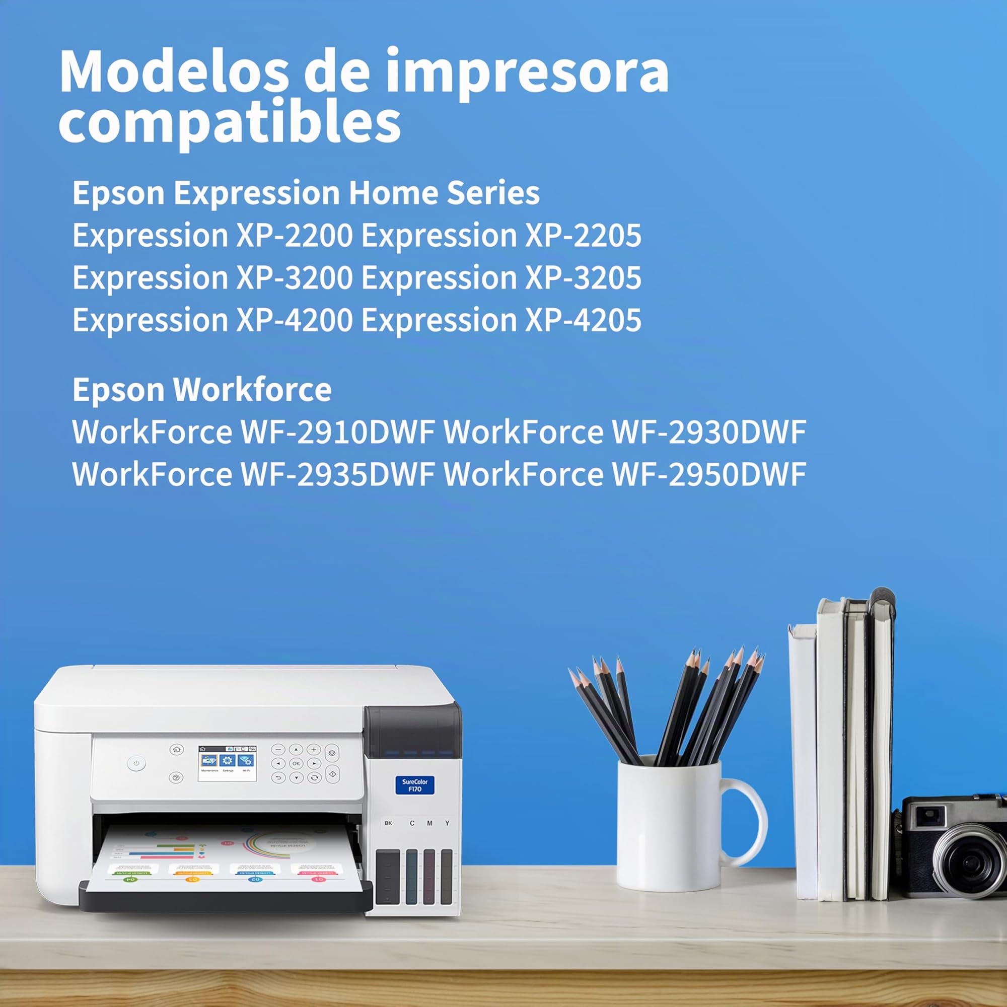 Epson 604XL Cartucho de Tinta Compatible Multipack para XP-2200 XP-2205 XP-3200 XP-3205 XP-4200 XP-4205 WF-2910 (10 Paquetes)