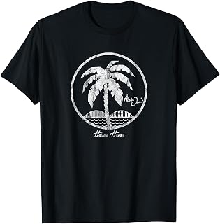 Hawaii North Shore Haleiwa Palm Tree T-Shirt