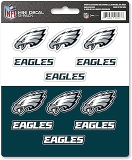 FANMATS NFL Unisex-Teen NFL Mini Decal 12-E2pk