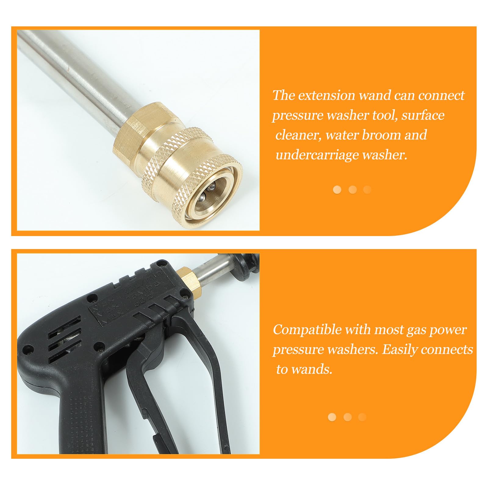 POPETPOP Boquillas para Hidrolimpiadora Accesorios De Limpieza para Vehículos y Plantas Pulverizador De Agua Presión Doble Mango