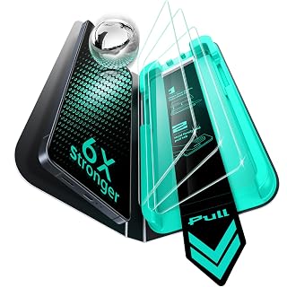 ESR 3 pezzi, Pellicola Vetro Temperato per Samsung Galaxy S26 Ultra, Rivestimento anti-riflesso, Armorite Protezione per lo schermo, Grado militare, Vetro 9H+ infrangibile, Supporto UltraFit - Amazon product rated Grade B
