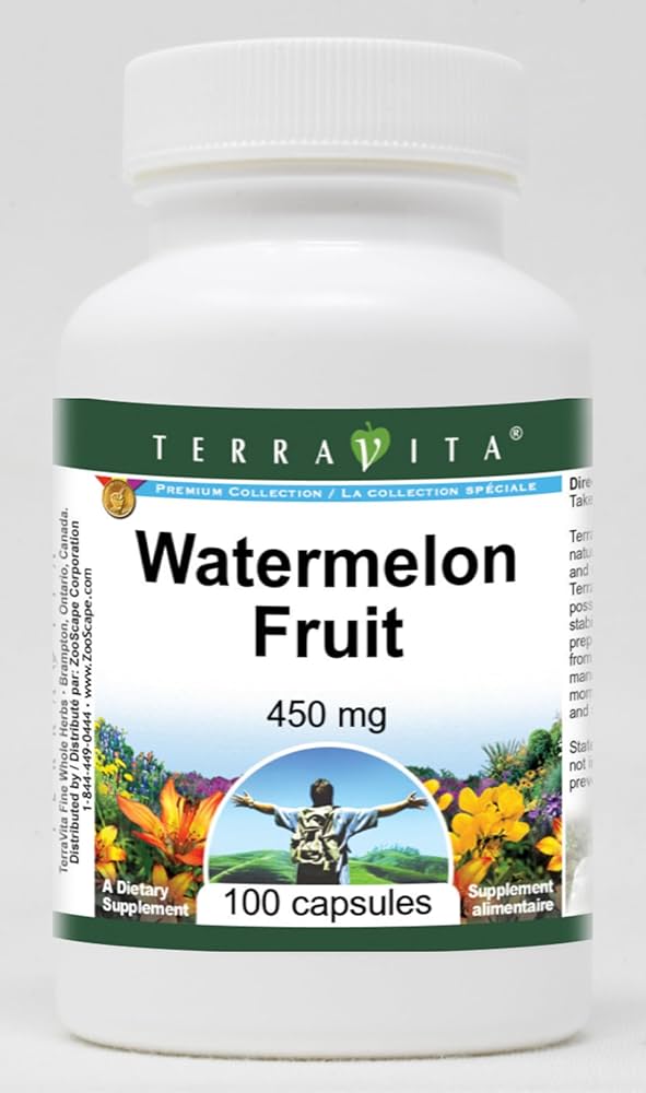Amazon.com: Watermelon Fruit - 450 mg (100 Capsules, ZIN