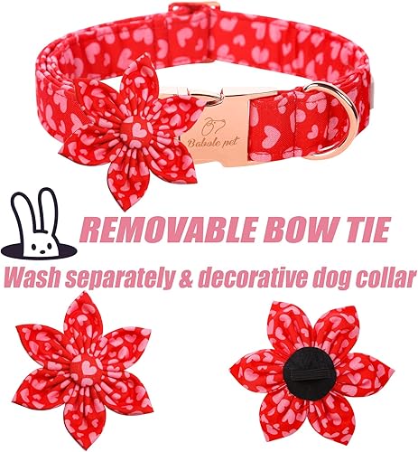 Miniatura 176 de Collar de perro con bandera estadounidense con pajarita, collar patriótico para perros pequeños, medianos y grandes, talla XS