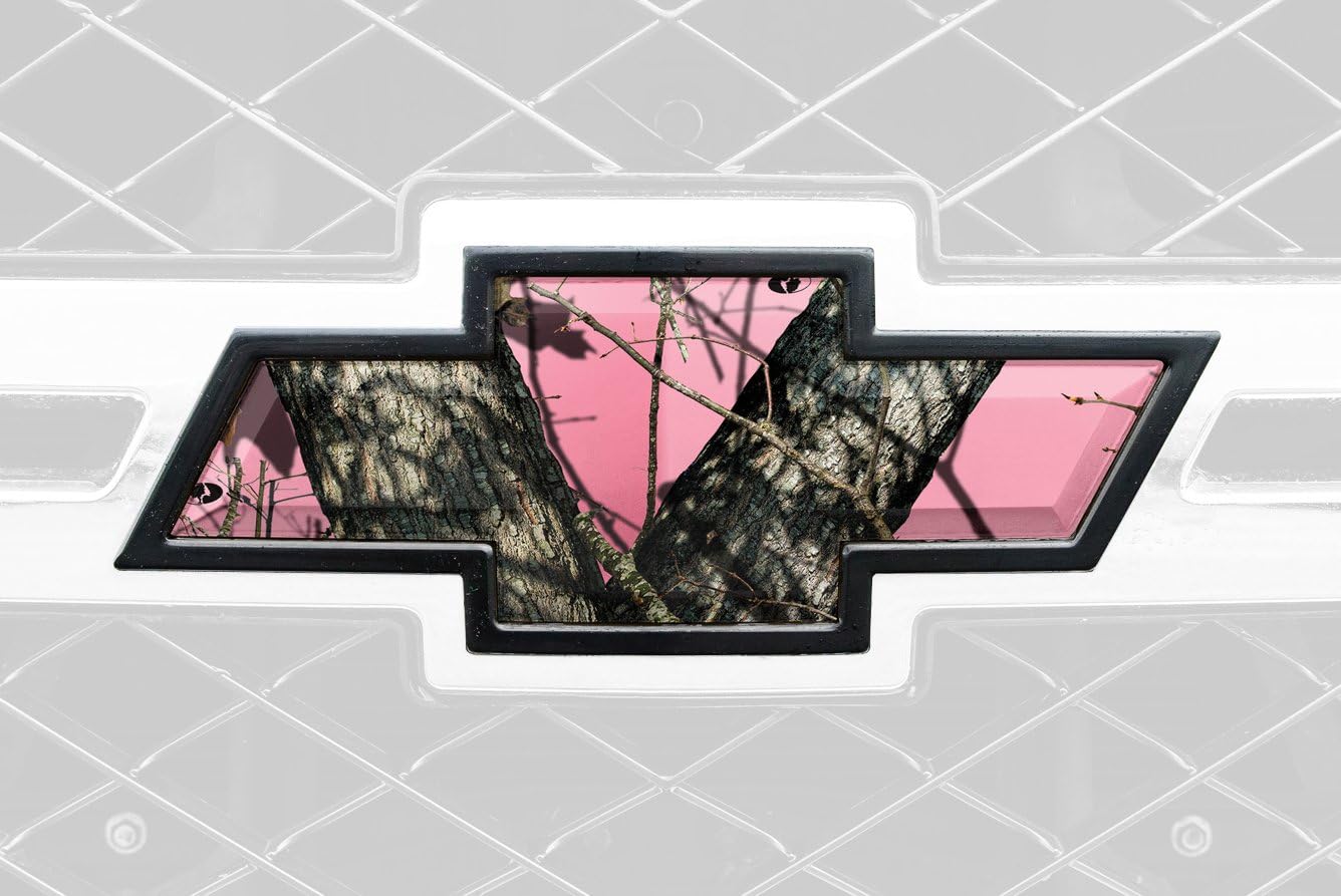 Mossy Oak Graphics Universal BreakUp Pink Auto Emblem Skin Easy to Install Vinyl