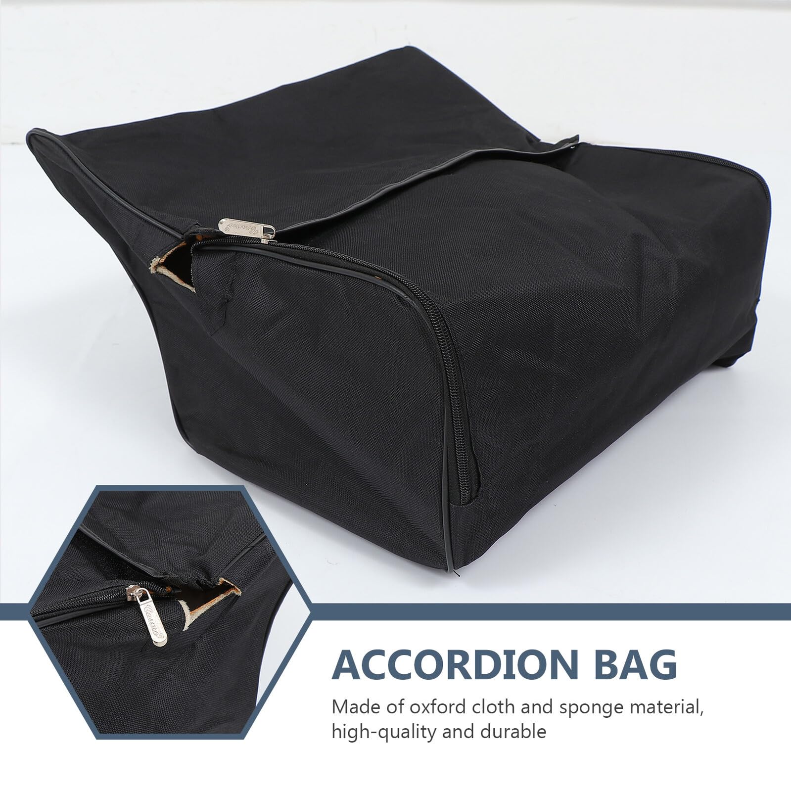 Borsa per Fisarmonica Bass Custodia in Oxford Tracolla Regolabile Protezione Antigraffio e Polvere per Strumenti Musicali