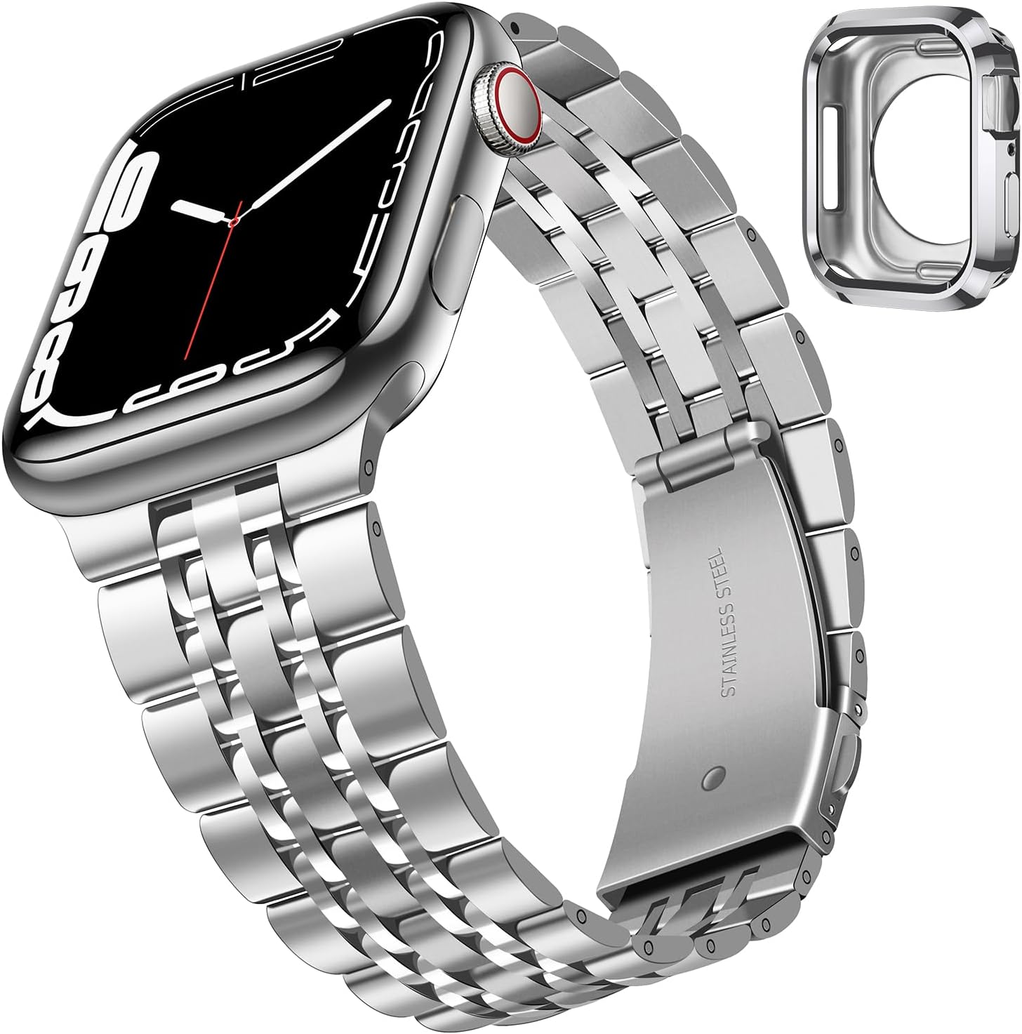 Tasikar Compatible avec Bracelet Apple Watch 45mm 44mm 42mm, Homme