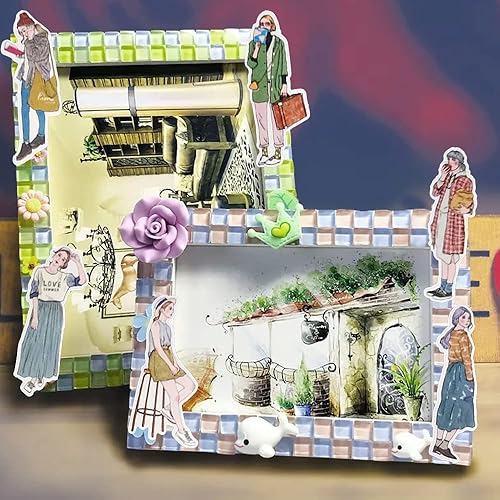 Miniatura 9 de 200 calcomanías de personas, calcomanías de personas de DaKuan para diario, álbumes de recortes, calcomanías de álbum de recortes para diario,