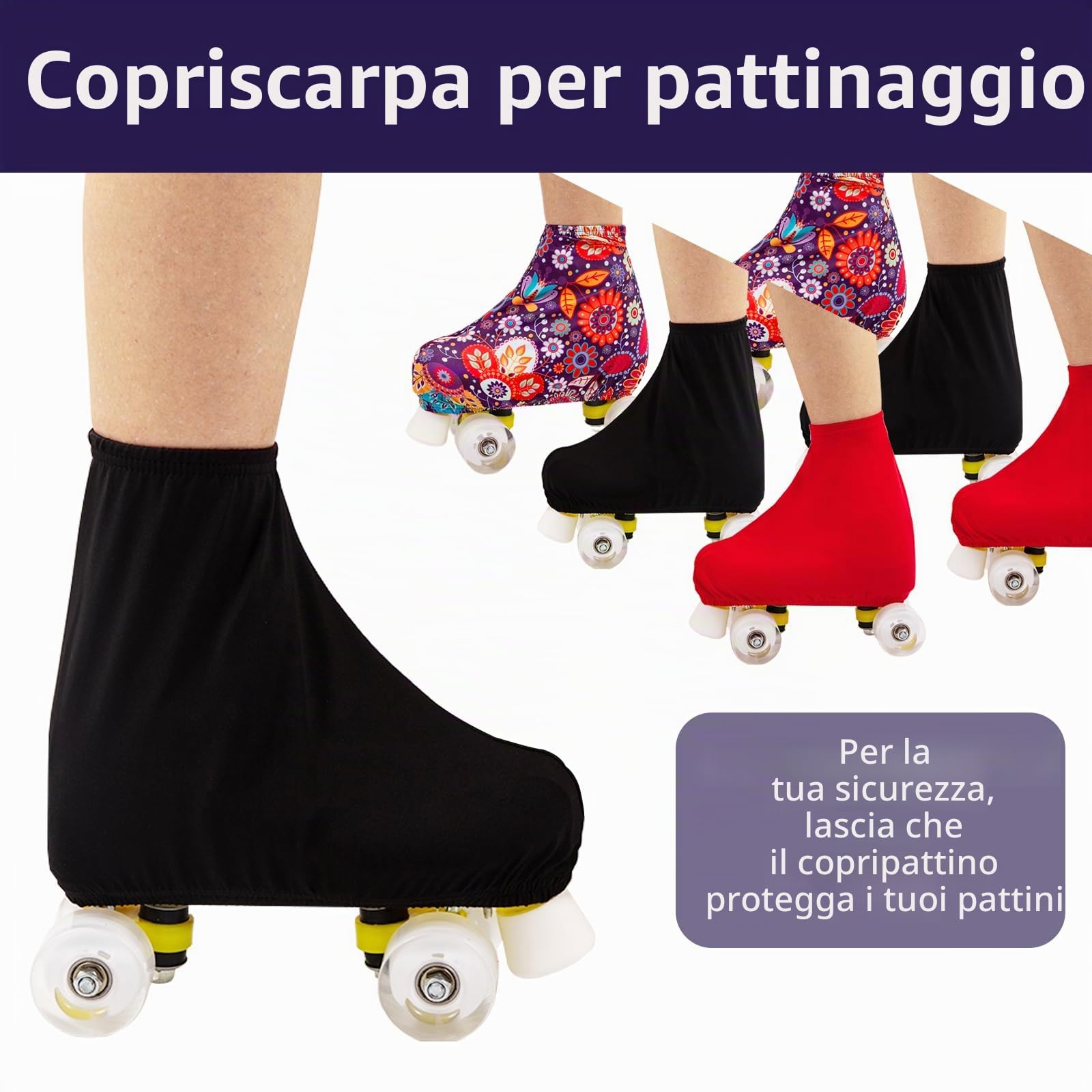 Copertura elastica per pattini a rotelle e pattini, copertura per pattinaggio artistico, pattinaggio su ghiaccio, pattinaggio su ghiaccio, pattini a rotelle