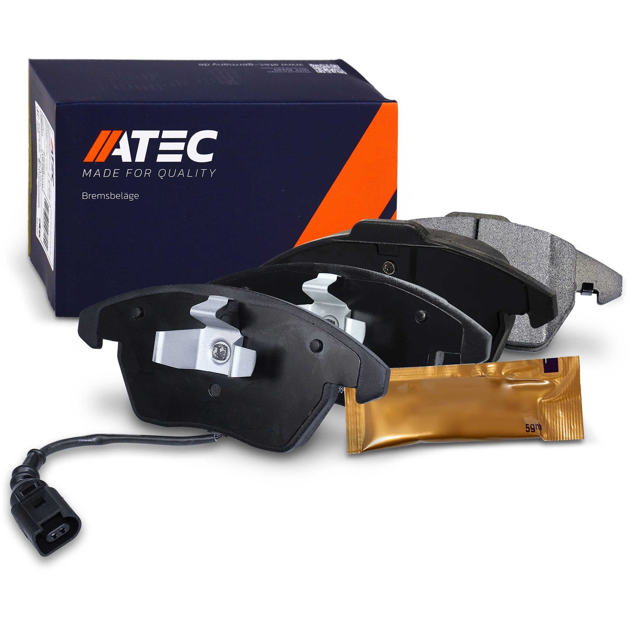 Set di freni ATEC Germany incl. dischi freno anteriori Ø 288 mm ventilati + | Compatibile con: AUDI A3, A3 Sportback, SEAT ALTEA, TOLEDO III, SKODA OCTAVIA II, OCTAVIA II Combi, SUPERB II