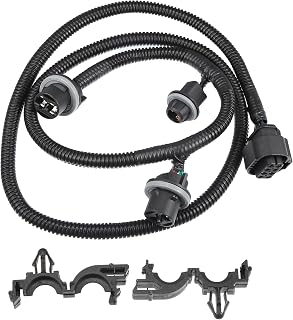 uxcell 1set Driver Side Tail Lamp Wiring Harness for Chevrolet Silverado 1500 2014-2015 No.23141278 Tail Light Socket Wire Harness