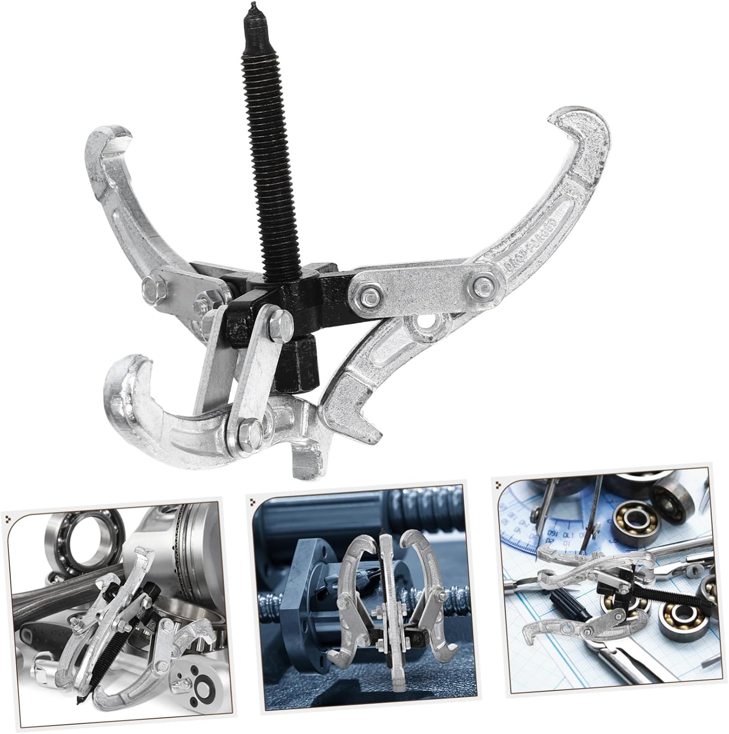 1pc Three-jaw Gear Puller Tool Heavy-Duty Bearing Removal Device Premium Construction for Efficient Maintenance for Mechanics and Projects Compact