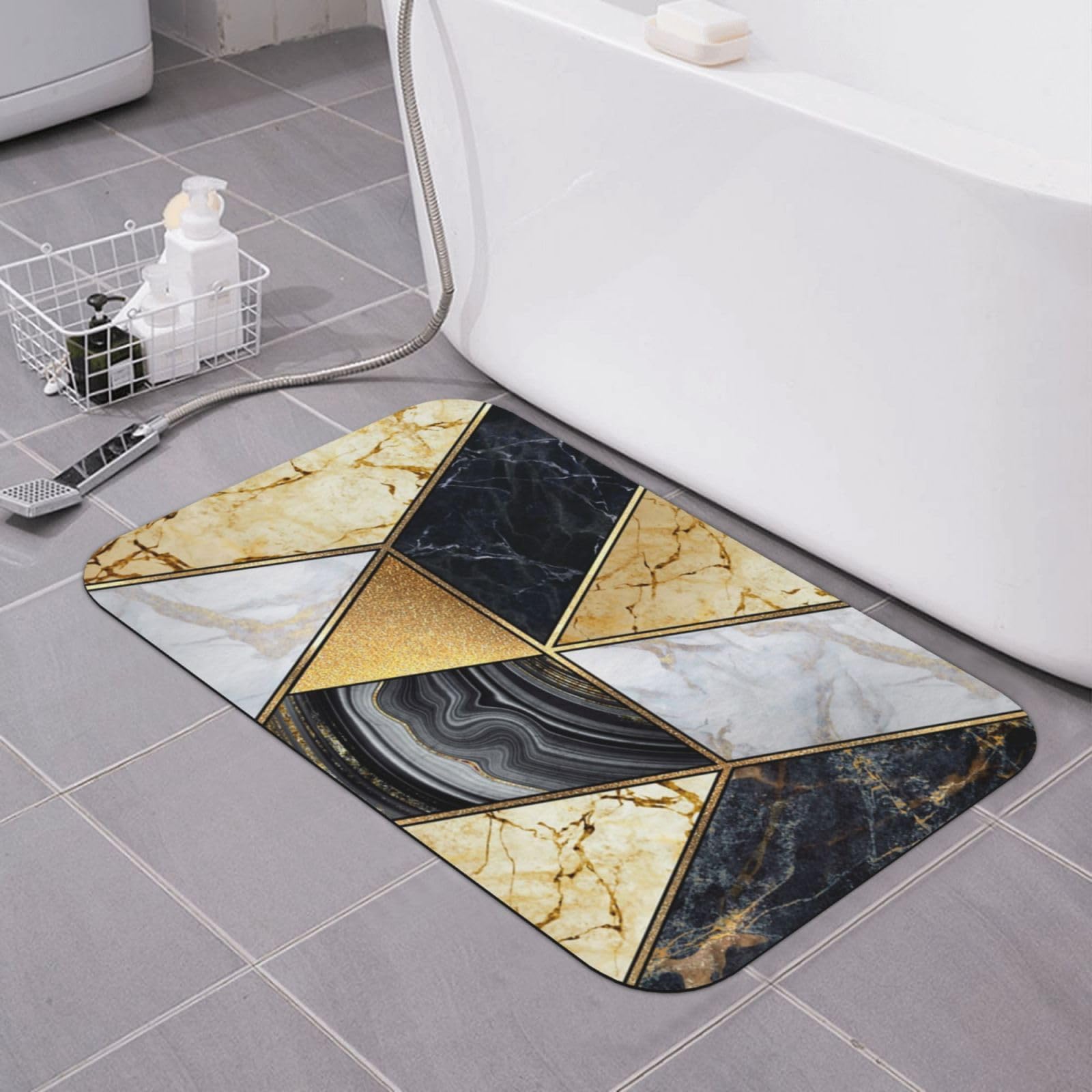 Tapis de bain antidérapant évite les glissades et sols humides