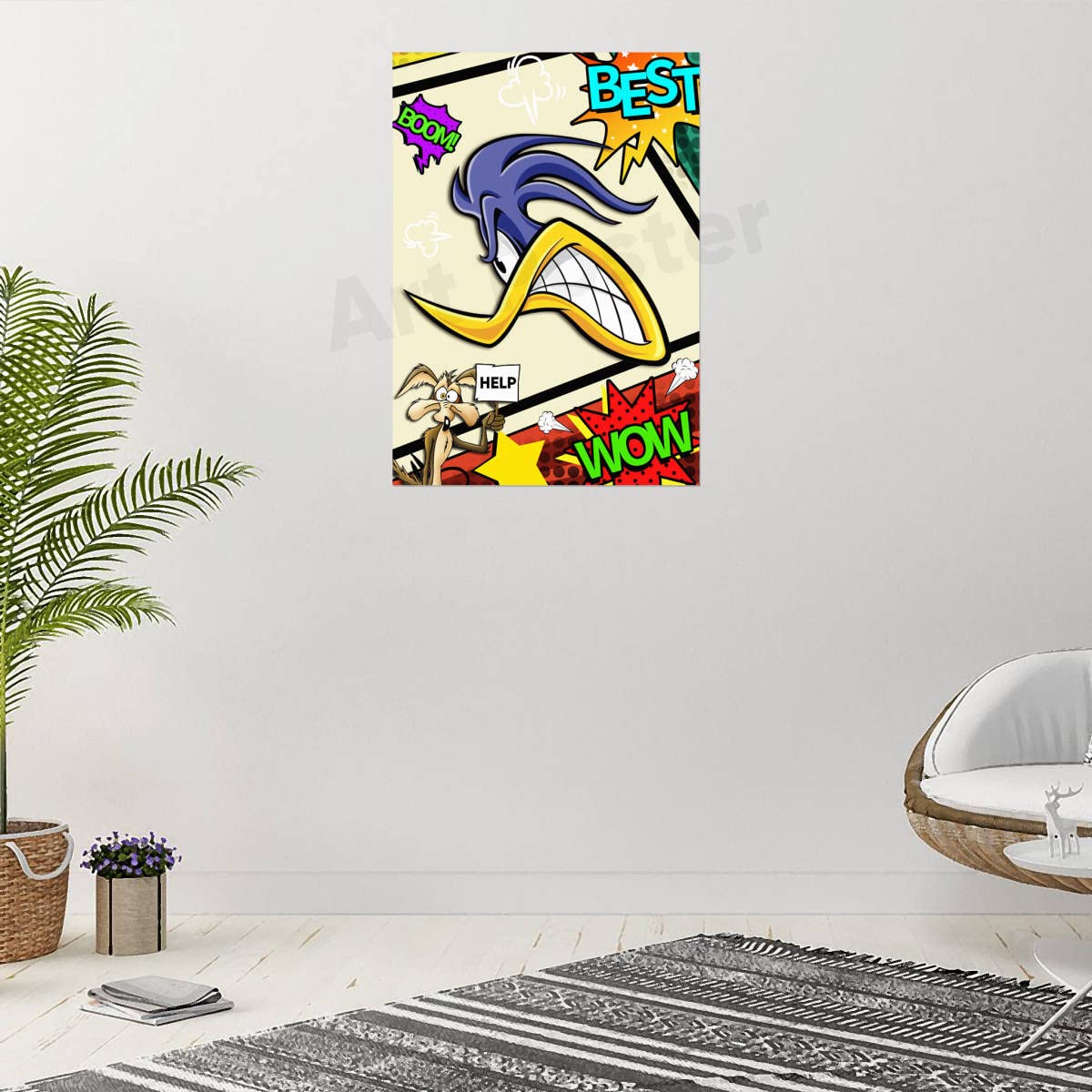 ワイリー・コヨーテ ポスター ルーニー・テューンズ ワイリー・コヨーテ ポスター ルーニー・テューンズ