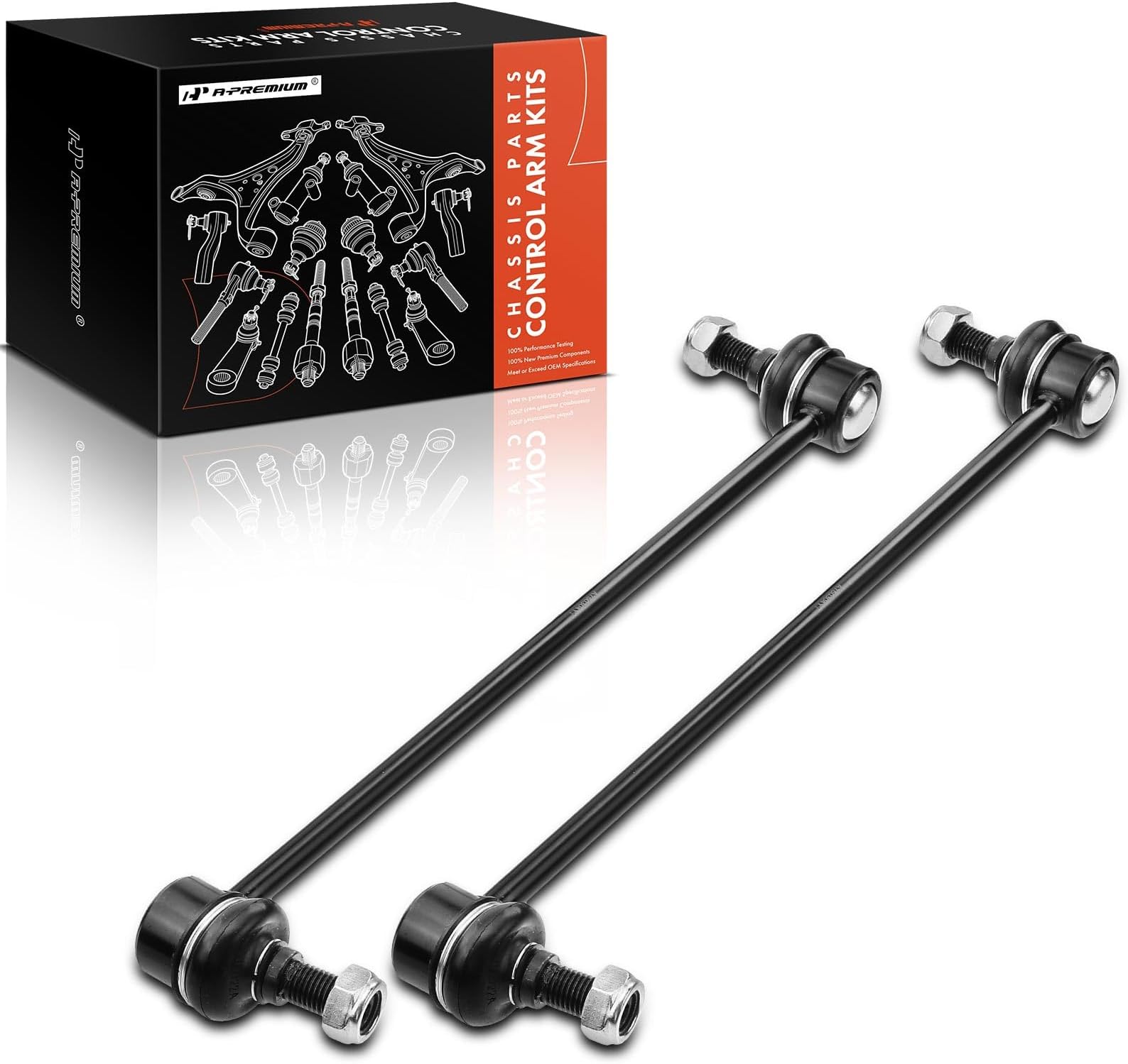 APremium 2 x Front Sway Bar Links Stabilizer Bar Links