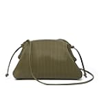 KingTo Clutch Purses for Women, Soft Cloud Bag Fashion Dumpling with Ruched Pouch Handbag for Crossbody Shoulder