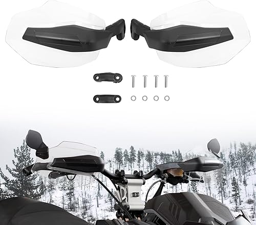 A & UTV PRO Protector de manillar de moto de nieve para accesorios Ski-Doo REV Neo XS XM XP XR XU, protector de manillar kit de deflector de aire de