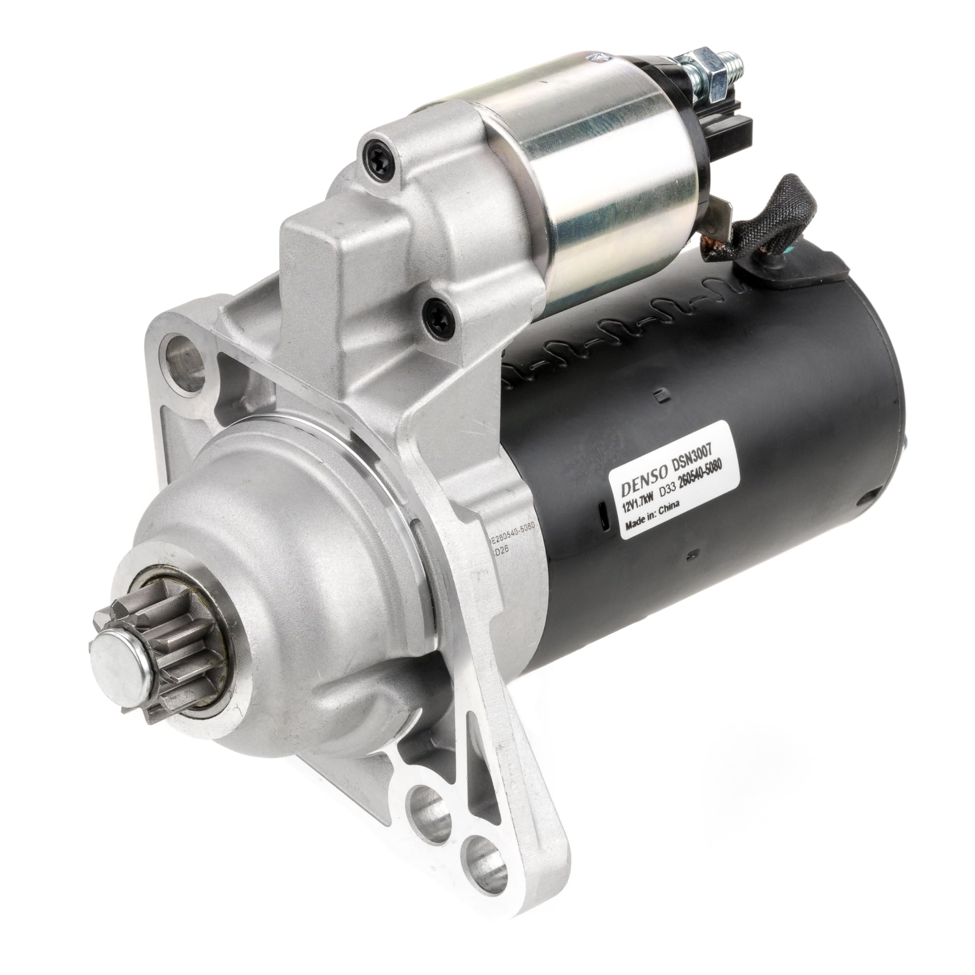Starter Motor fits SKODA SUPERB Mk2 1.9D 08 to 10 Denso 02Z911023F 02Z911023FX
