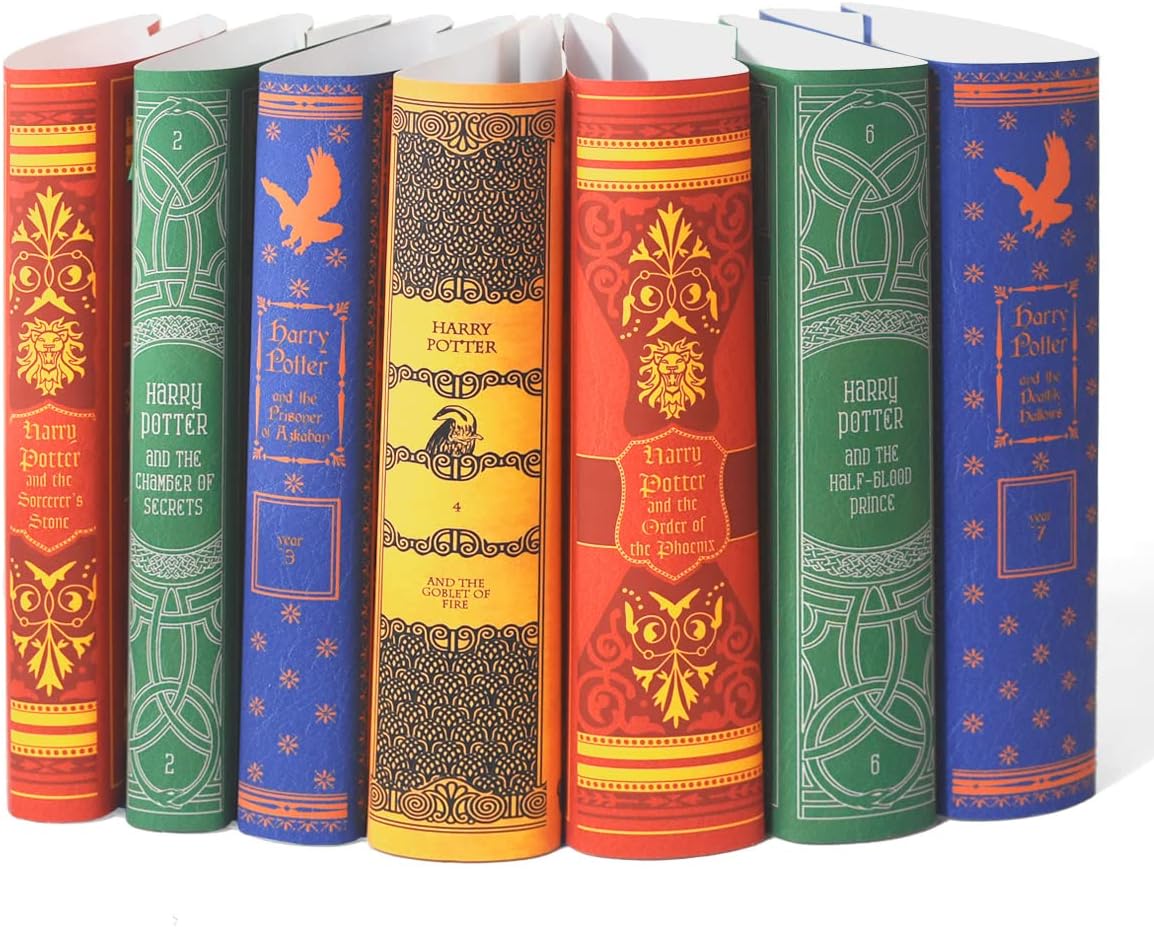 House Mashup Book Covers Only - Compatible with Hardcover Harry Potter Series | Books NOT Included