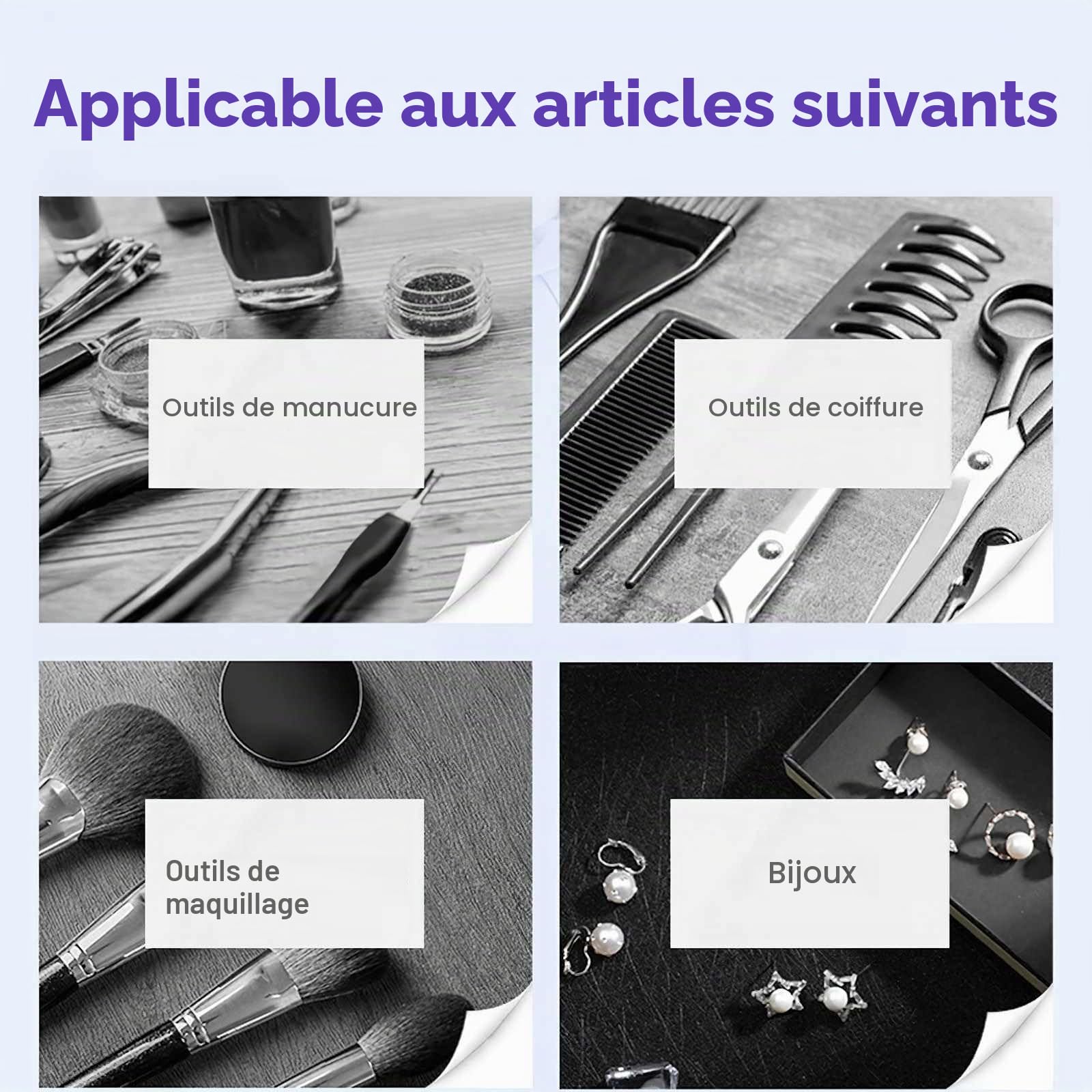 Stérilisateur UV, armoire de désinfection UV, boîte de désinfectant avec minuterie, plateau de stérilisation à 2 niveaux, grande capacité de 8 l, pour manucure, salon, dentisterie