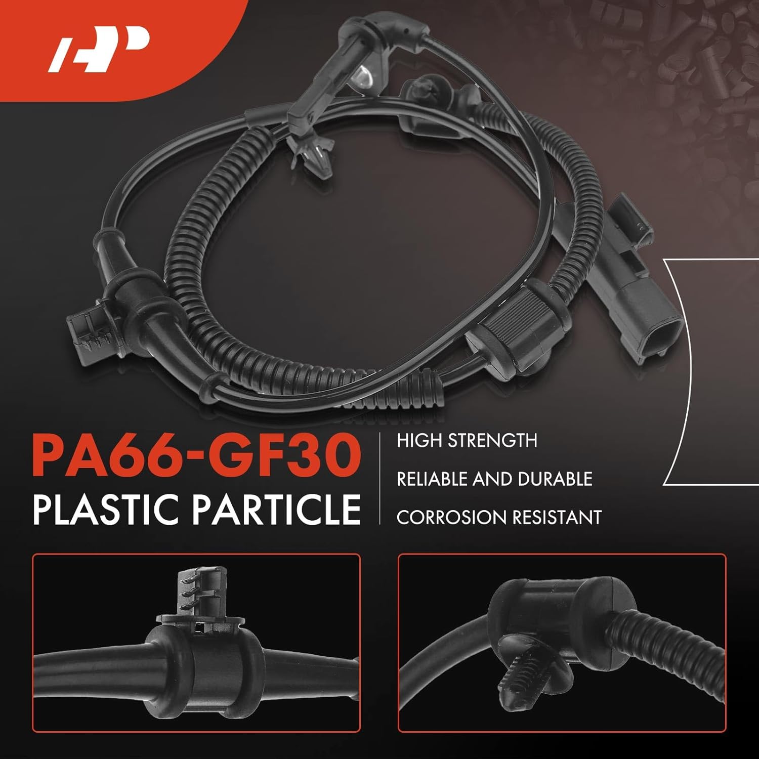 A-Premium Set of 4 Front Side ABS Wheel Speed Sensor Compatible with Chevy & Buick Models - Verano 2012-2017, Cruze 2011-2014, Volt 2011-2015 - Front and Rear, Driver and Passenger Side