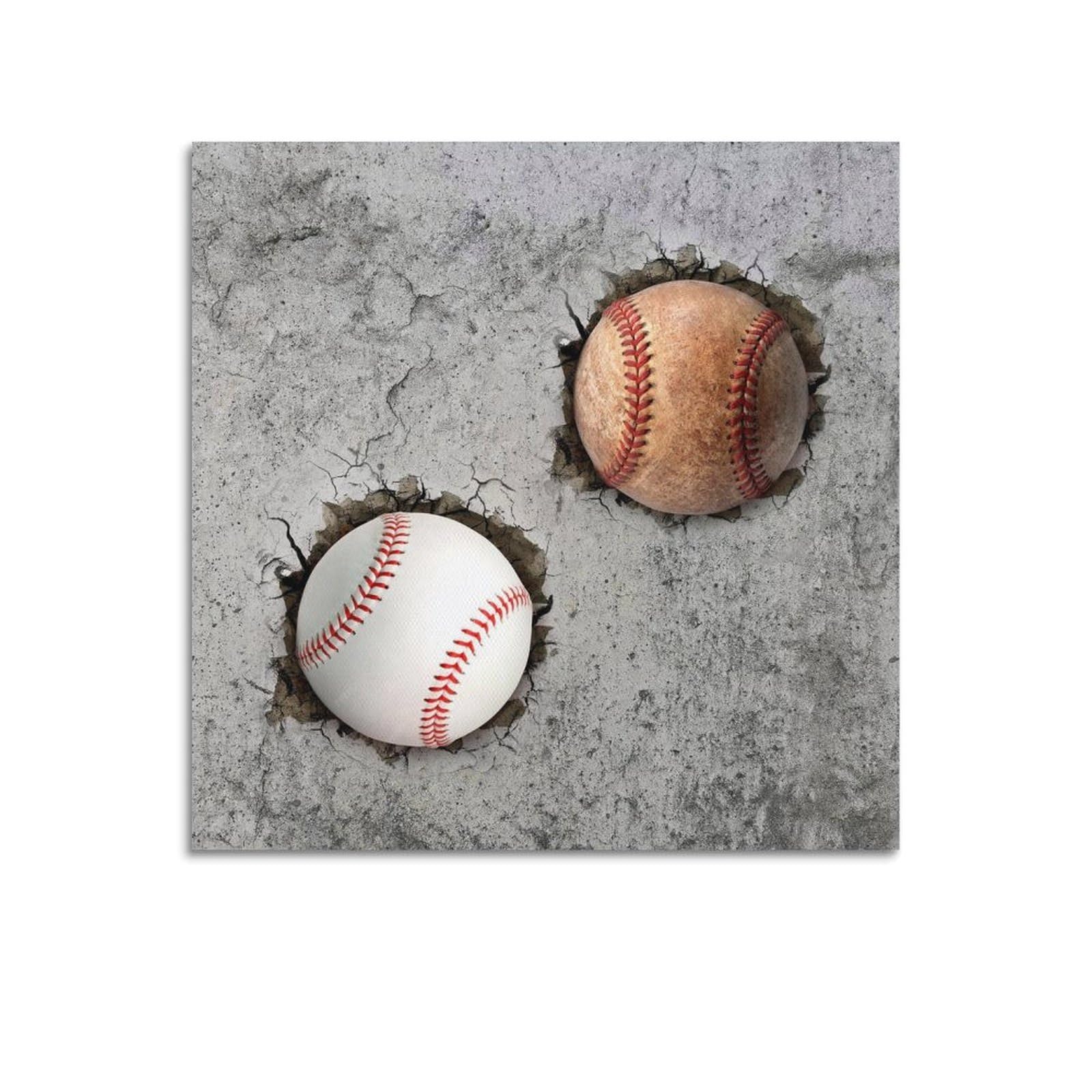 MJZLQN Vintage Baseball Poster Sports Poster Decorative Painting Canvas Wall Posters And Art Picture Print Modern Family Bedroom Decor Posters 28x28inch(70x70cm)