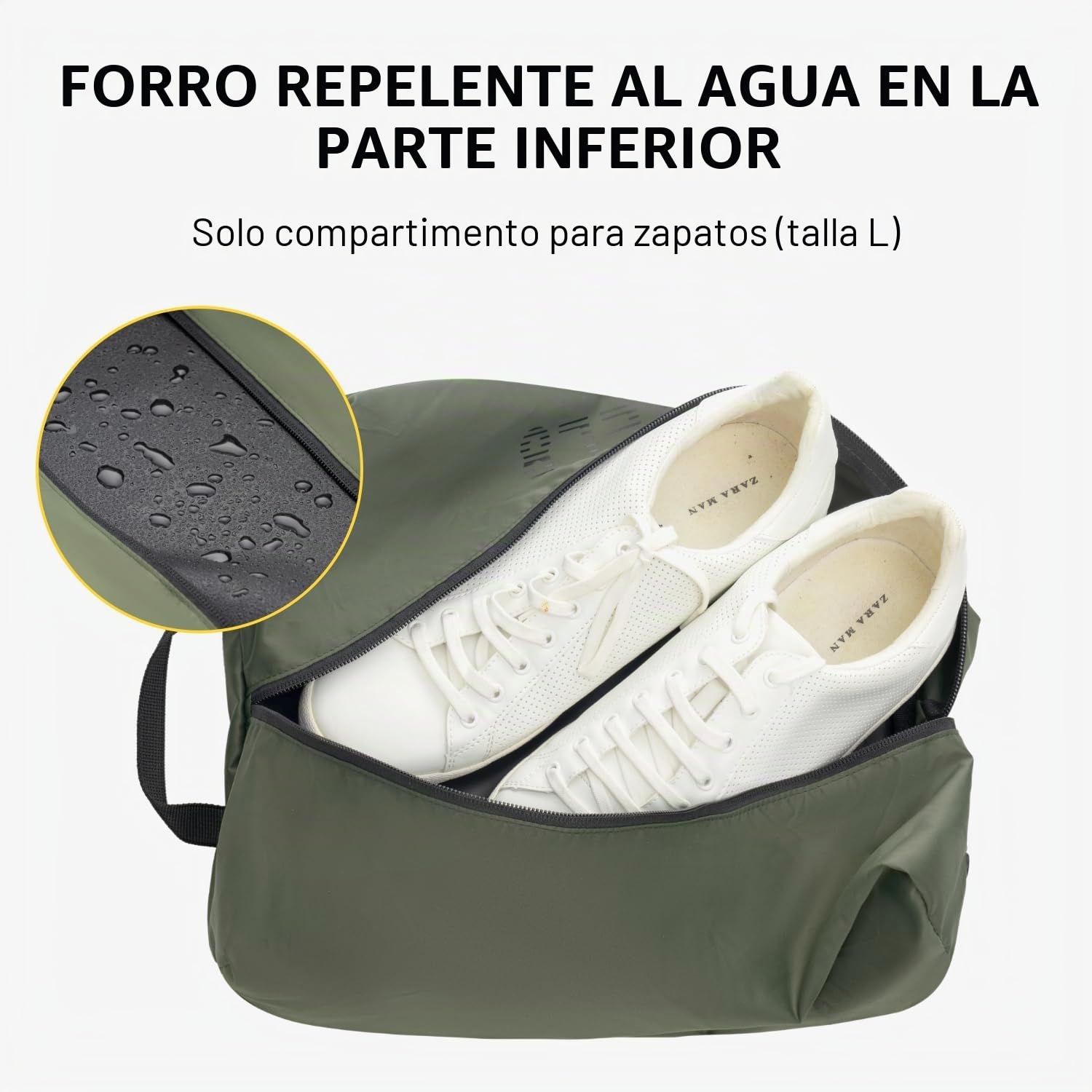 LEVEL8 6 Packing Cubes Extensibles Compresión Viaje Organizador Ropa Verde