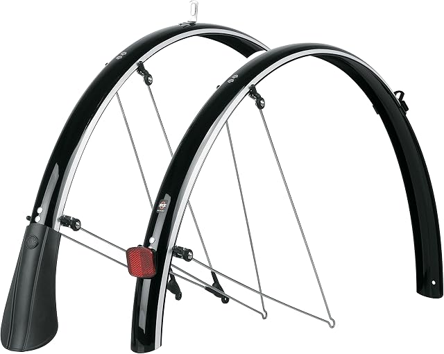 SKS Bluemels Mudguard Set Reflective, Black, 45 mm, 28 Inch, 700x28-37mm, 11007