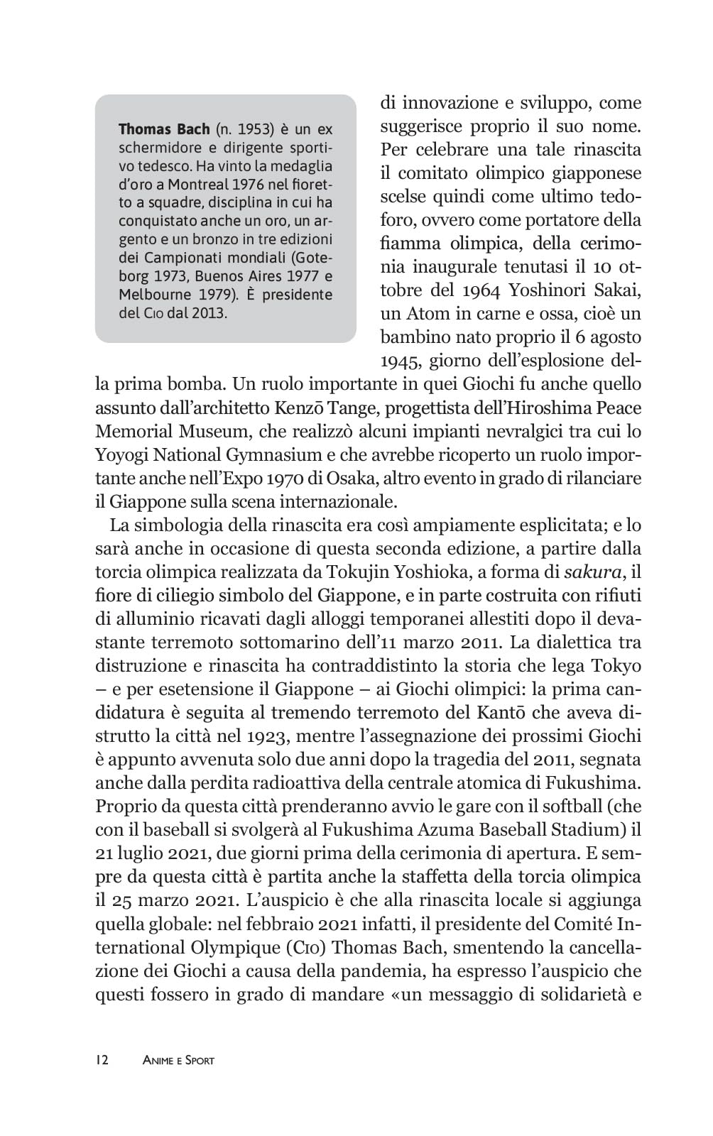 Anime e sport. Grandi atleti nella realtà e nell'animazione giapponese
