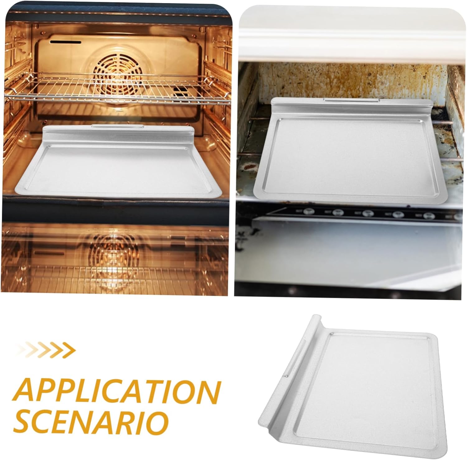 Baking Drip Tray Reusable Oil Drip Pan for Electric Oven for Household Cooking Non-stick Baking Supply Compatible Ovens