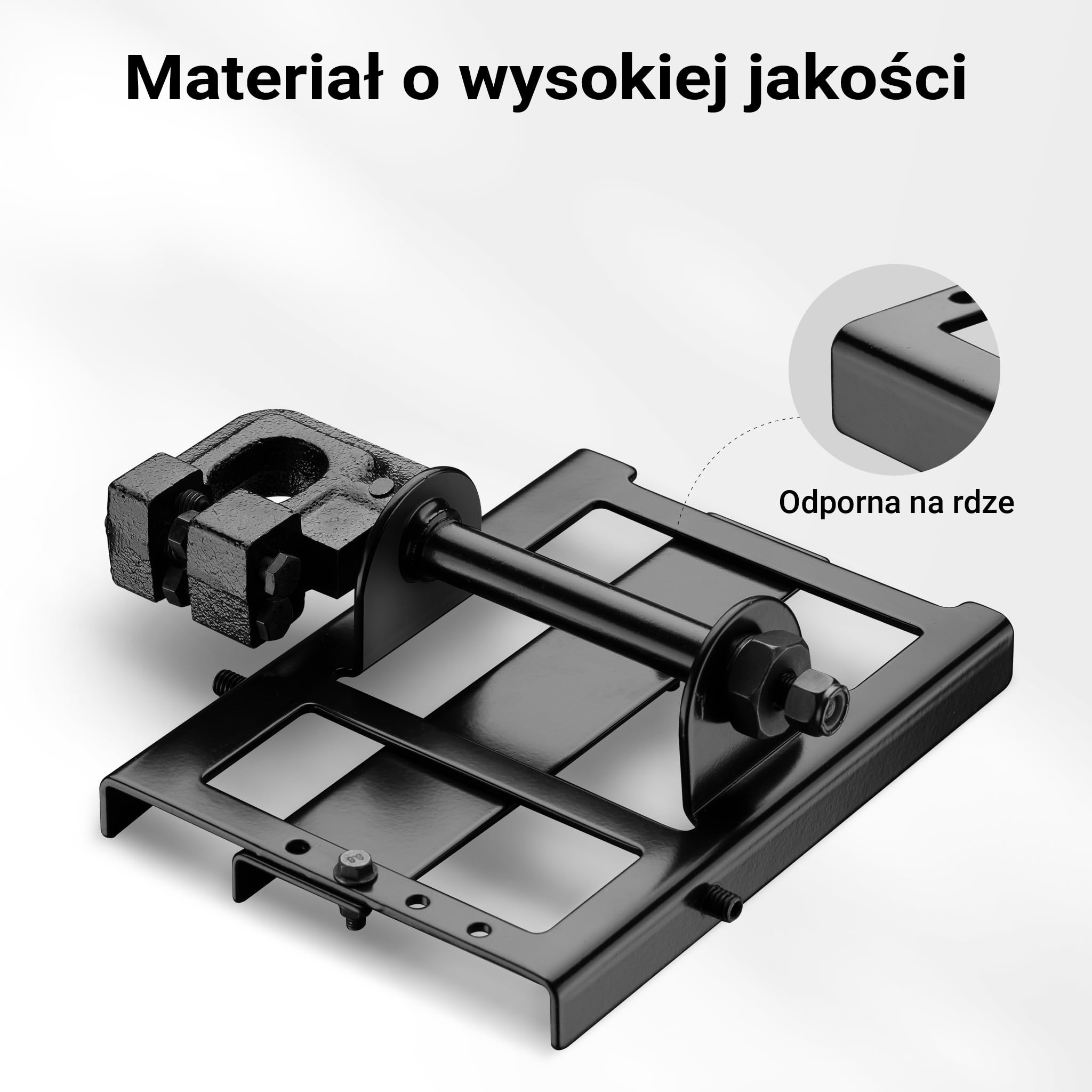 Wiltec Przystawka do cięcia drewna o szerokości cięcia 1-3 1/2", ze stali pokryta proszkowo, przewodnik do pił łańcuchowych 5-15 cm