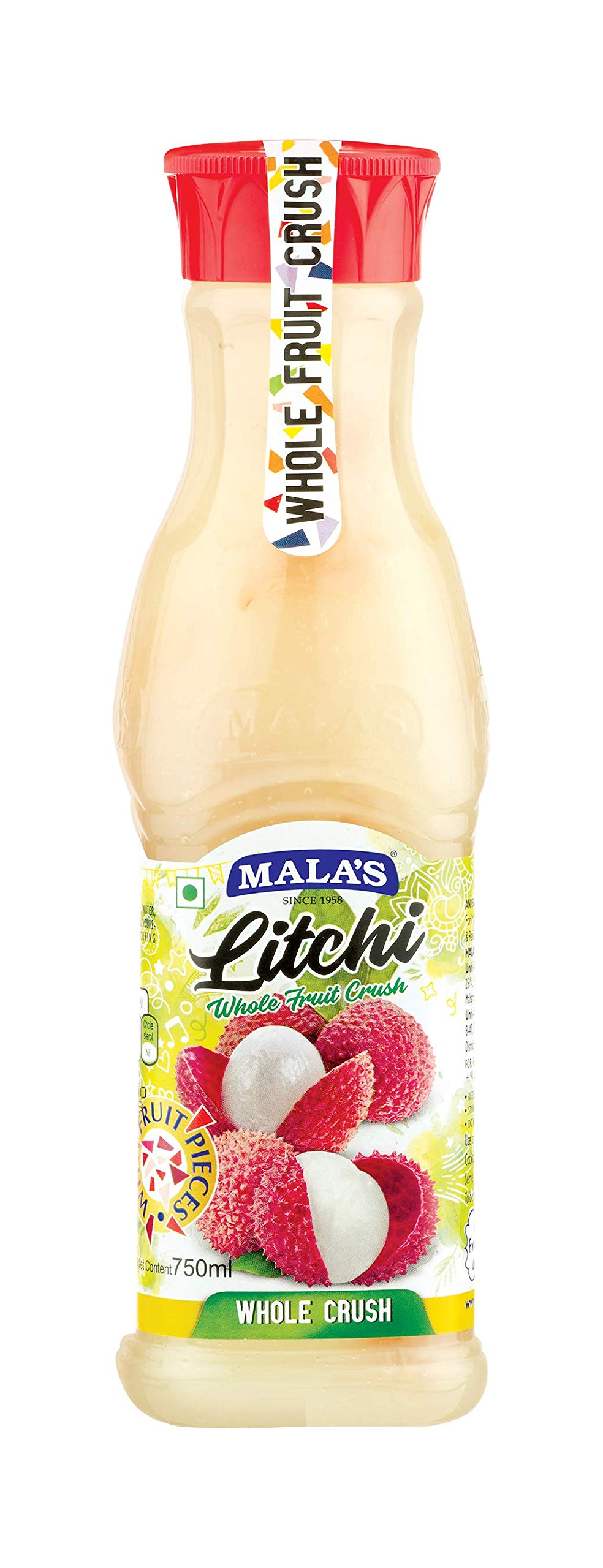 Malas, Litchi Whole Crush, 750 millilitre (B01FF2SX42) Amazon Price History, Amazon Price Tracker