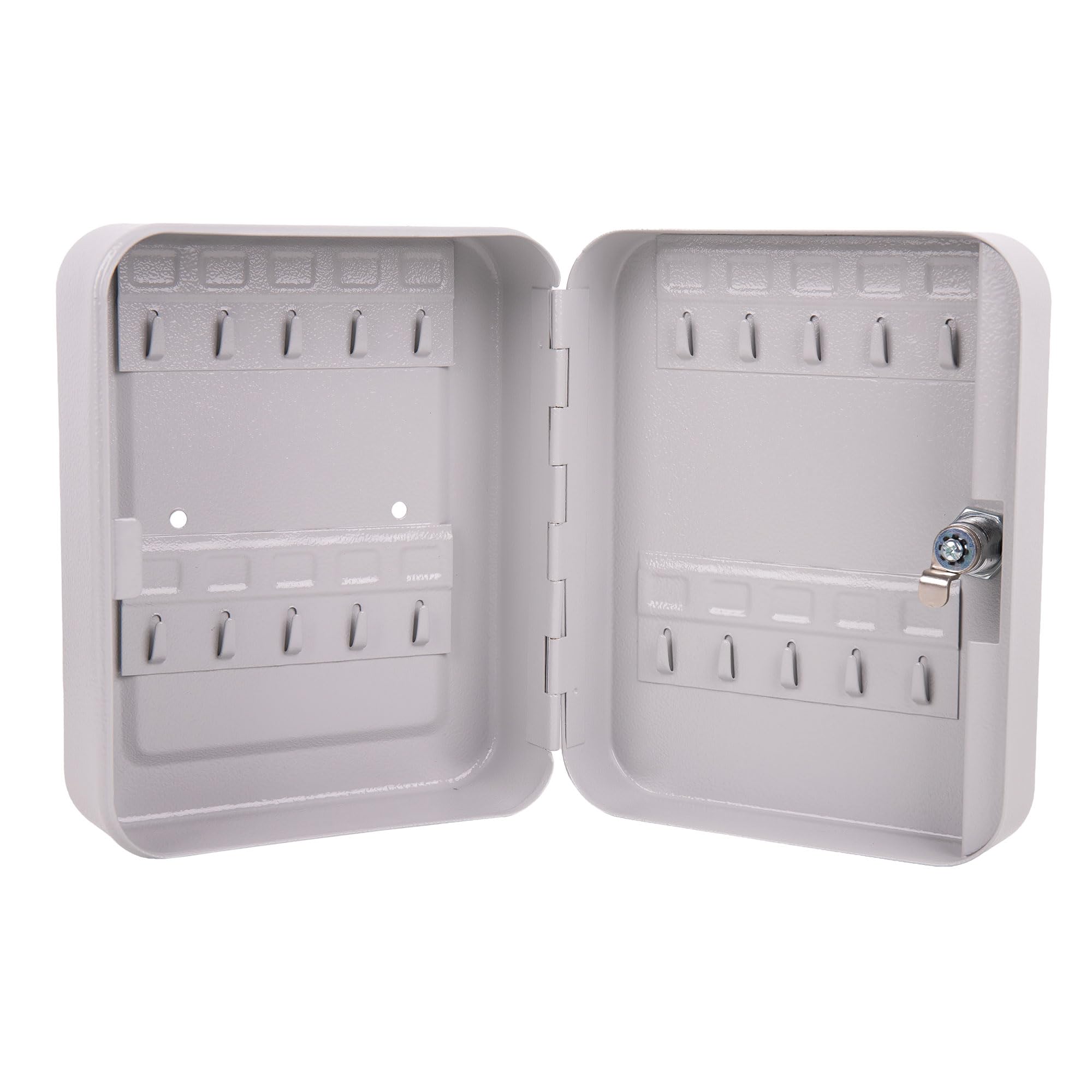 Cofan Armario para Llaves con Cerradura, Caja Fuerte de Seguridad de Acero, Incluye 2 Llaves y Kit de fijación, Instalación a la Pared, Adecuado para 20 Llaves
