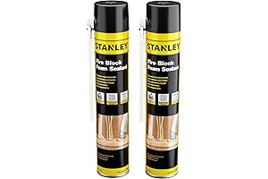 STANLEY Fire Block Foam - Fire Resistant Insulation Spray