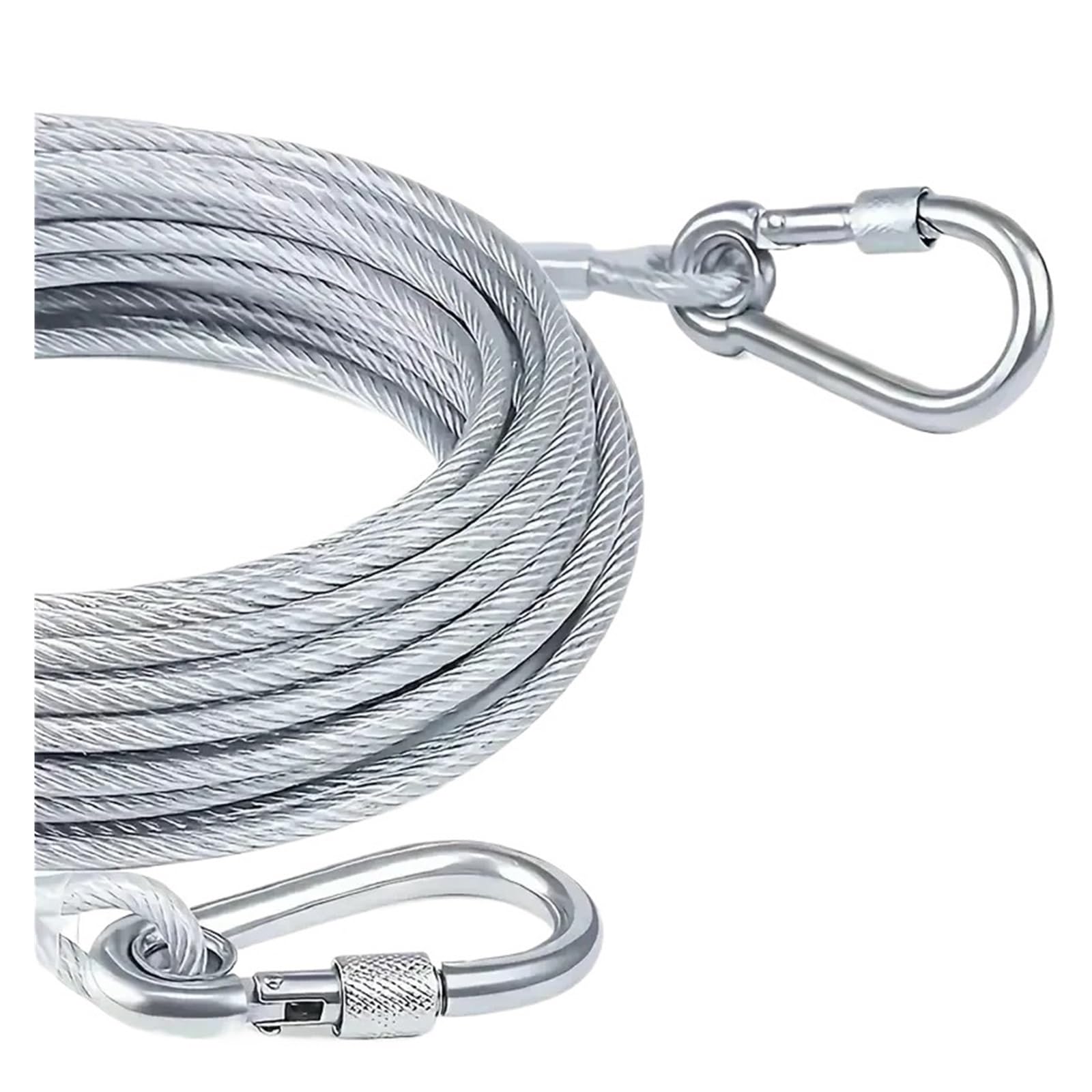 Wäscheleine Wäscheleine aus Edelstahl | Tragbare winddichte Outdoor-Kleidung for Trocknen von Campingbedarf, Wäscheleine