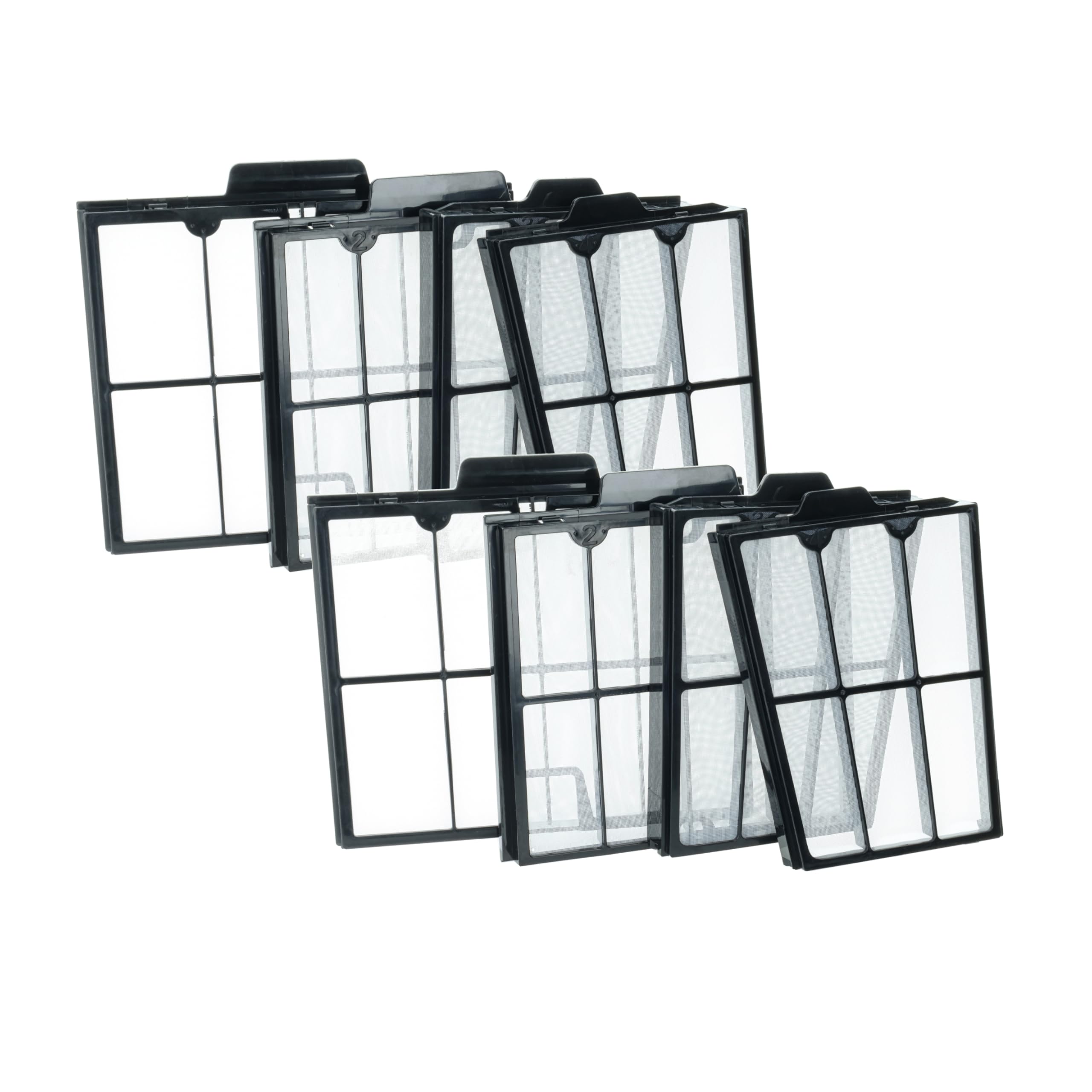 vhbw 8X Filtro per Polvere Grossolana Compatibile con Dolphin Prowler 930W aspiratore Piscina - Filtro Grossolano, 22 x 19,7 x 7,5 cm