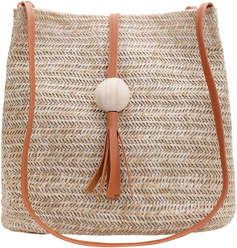 Bototack Small Straw Crossbody Bag - Handmade Woven Boho Purse For Women, Summer Beach Vacation Bag - View #12