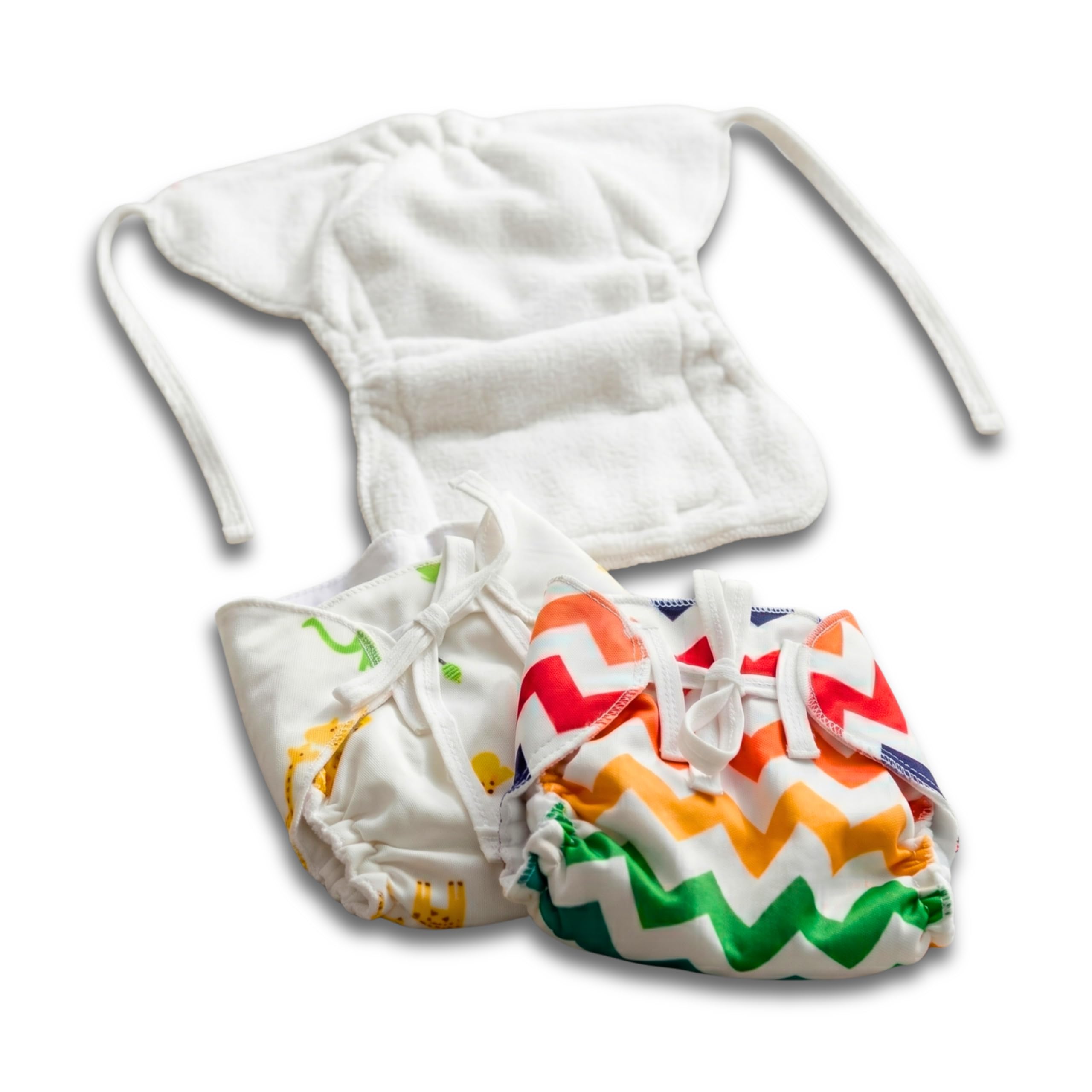 Newborn Langot - Pack of 2 | Reusable Cotton Baby Nappy with Leak-Resistant Outer | Adjustable Fit for Diaper-Free Time (Up to 10 kg) (PACK OF 2)-image-21