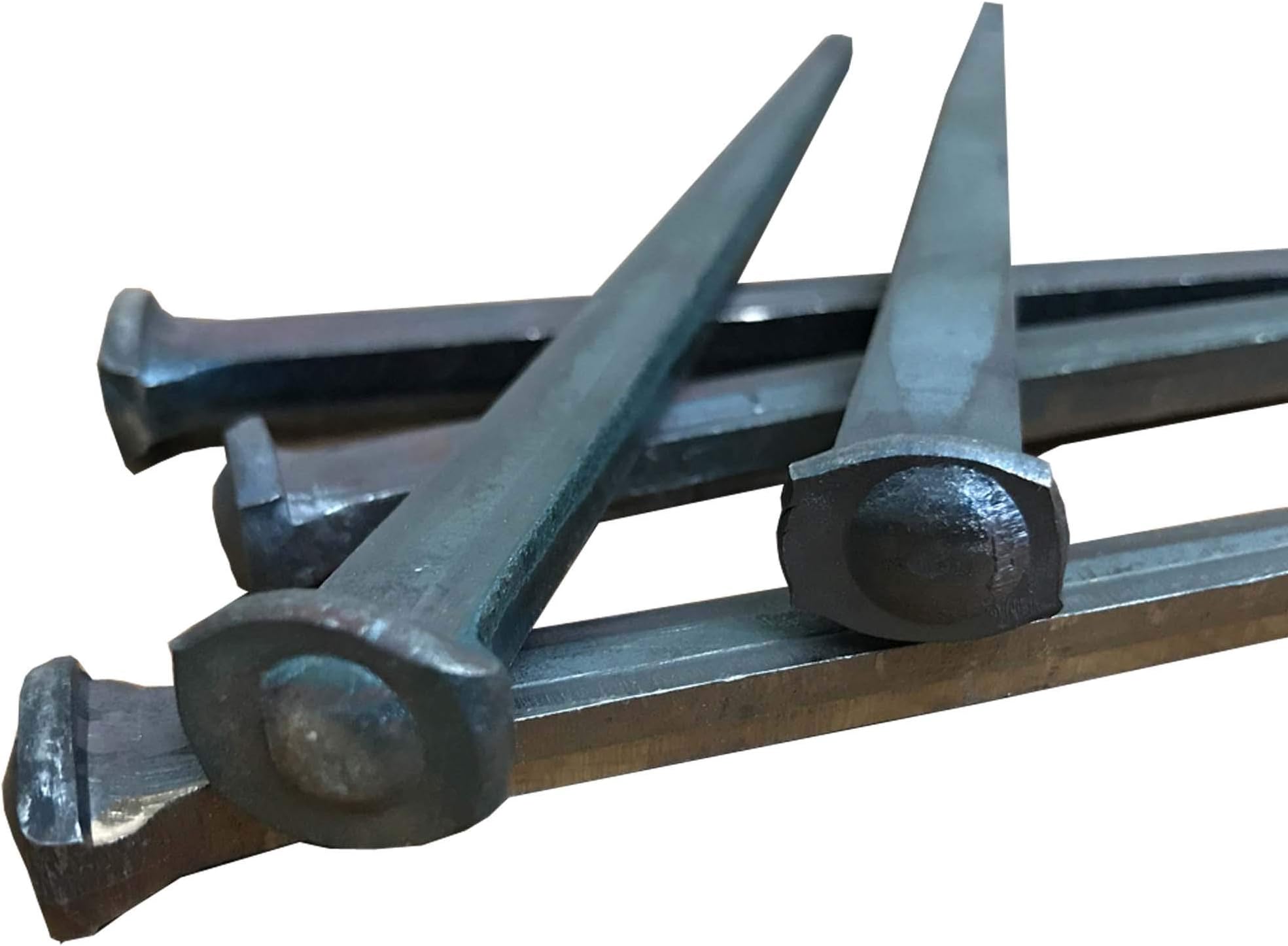 8"- Steel Square Common Rose Head STANDARD-80d Nails (10-Nails)