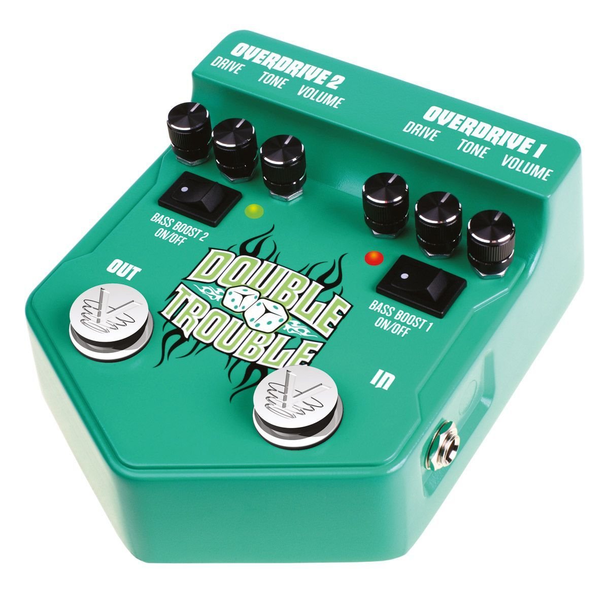 Visual Sound Double Trouble V2 Dual Overdrive Pedal