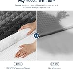 Protecteur de matelas imperméable Twin Size, Matelas Pad équipé d'une poche profonde 8"-18" Profondeur, doux & Matelas respirant Topper Cover pour Dorm, Maison, Hôtel (Gray 2 Boîte)
