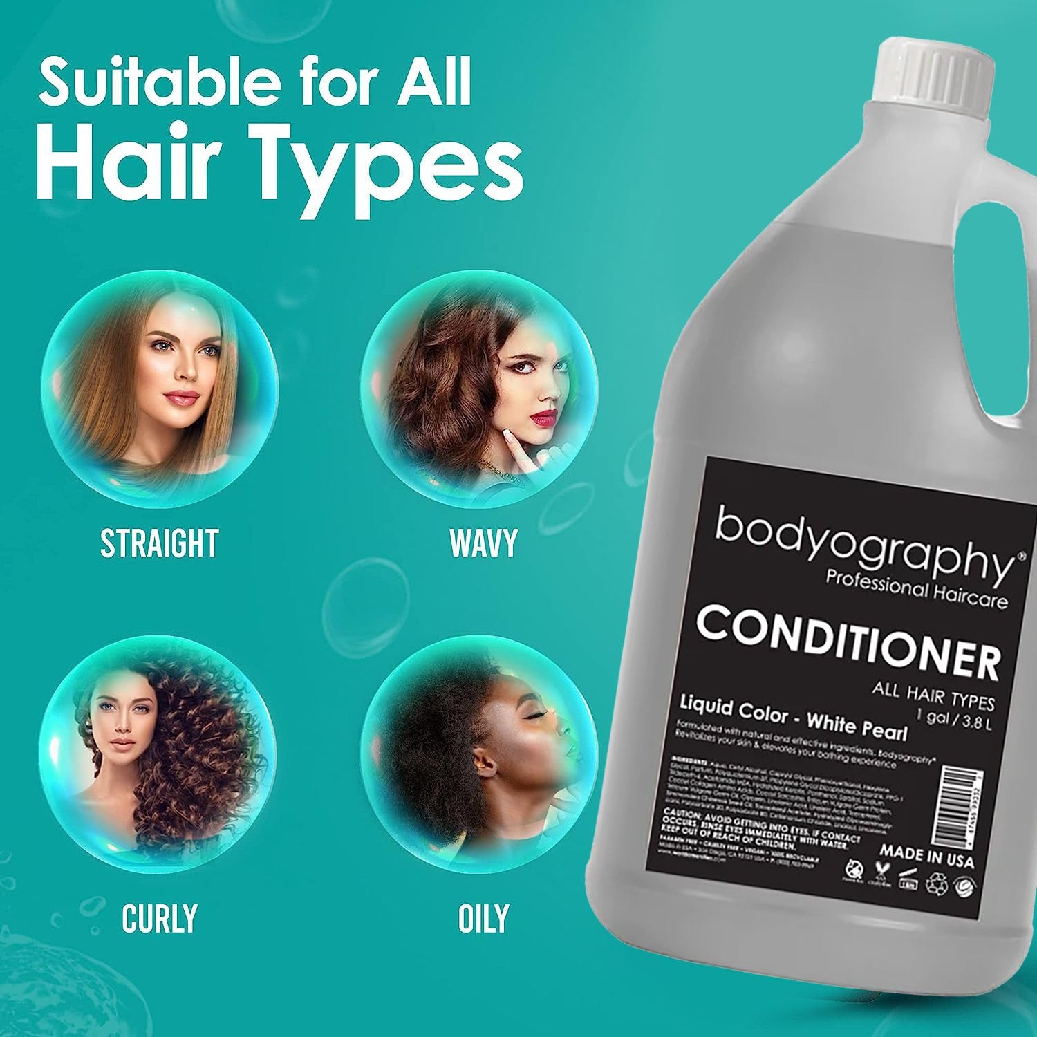 World Amenities Bodyography Conditioner - Suitable for All Hair Types