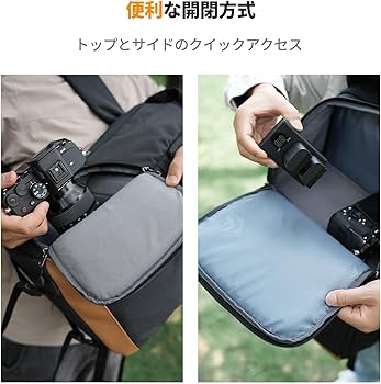 Amazon.co.jp: K&F Concept カメラバッグ カメラ用バックパック カメラ