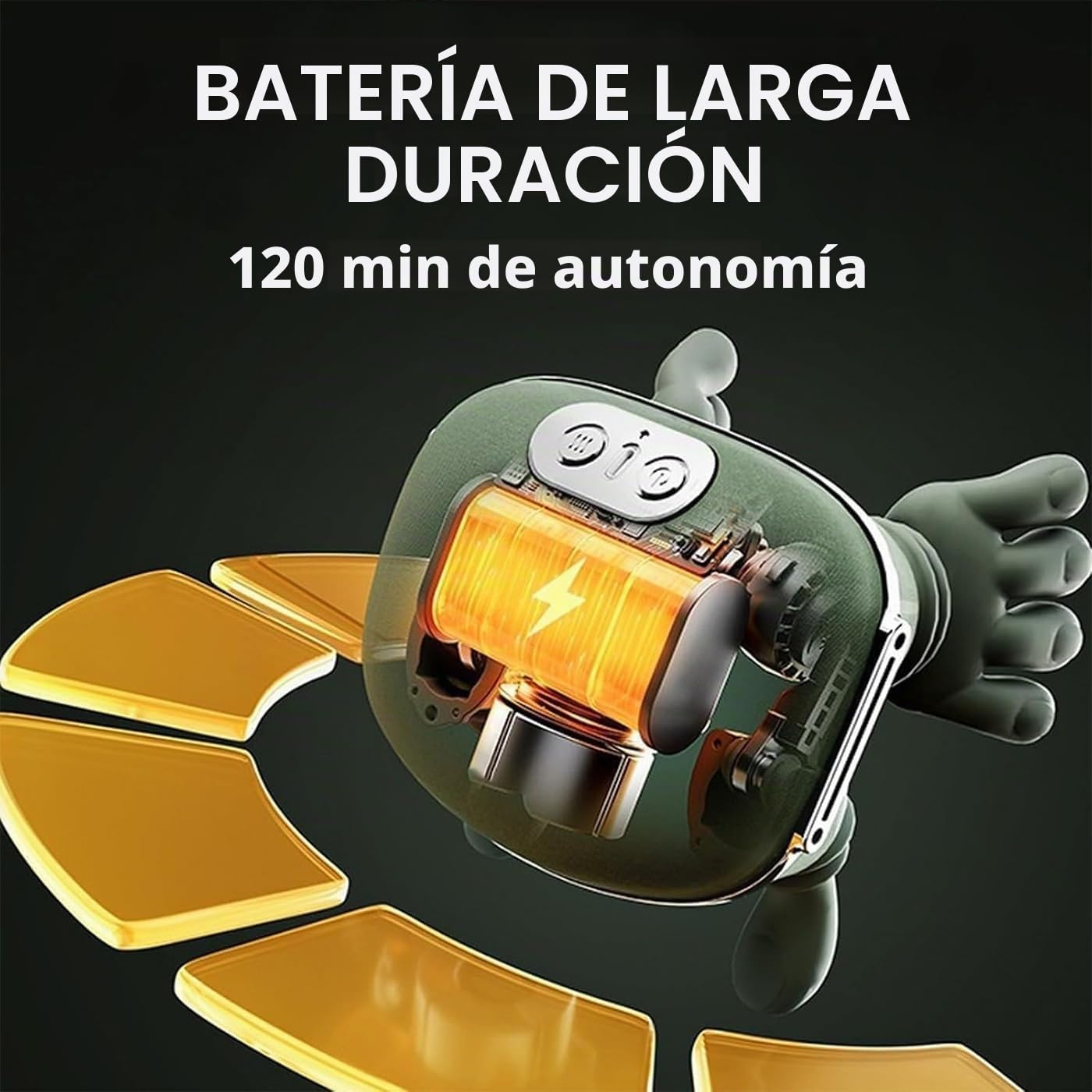Masajeador de cuello y hombros con calor, embalaje de regalo, recargable por USB inalámbrico, 3 intensidades de masaje y 2 niveles de calor, diseño ergonómico 4D para alivio de cuello, espalda y