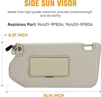 ハコスカ　サンバイザー Amazon.com: Left & Right Driver Passenger Side Sun Visor for 2013