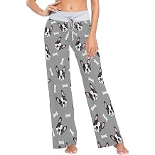 Pajama Pants Bottoms Leggings,Drawstring Wide Leg Lounge Pants High Waist Long Palazzo Bottom Yoga Pants