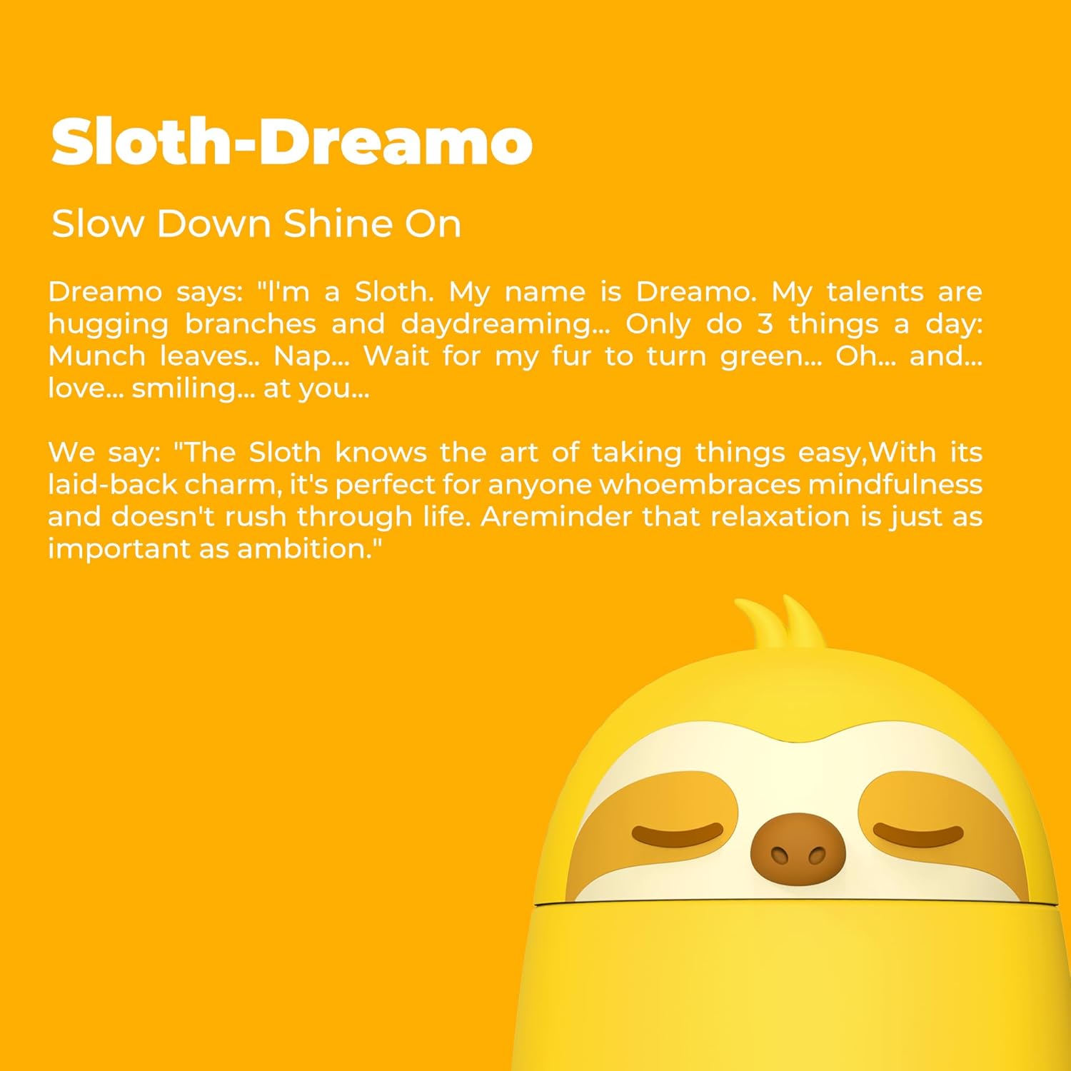 Insulated Stainless Steel Tumbler with Detachable Soft Animal Head,Leakproof BPA-Free,15.2oz Kids Water Bottle with Straw for School and Travel(Sloth)