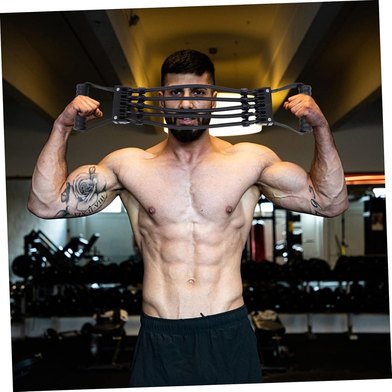 POPETPOP 1pc Chest Expander for Men Resistance Band Training Equipment Beginners Workout Accessory Exercise Pull Rope Gym Accessory