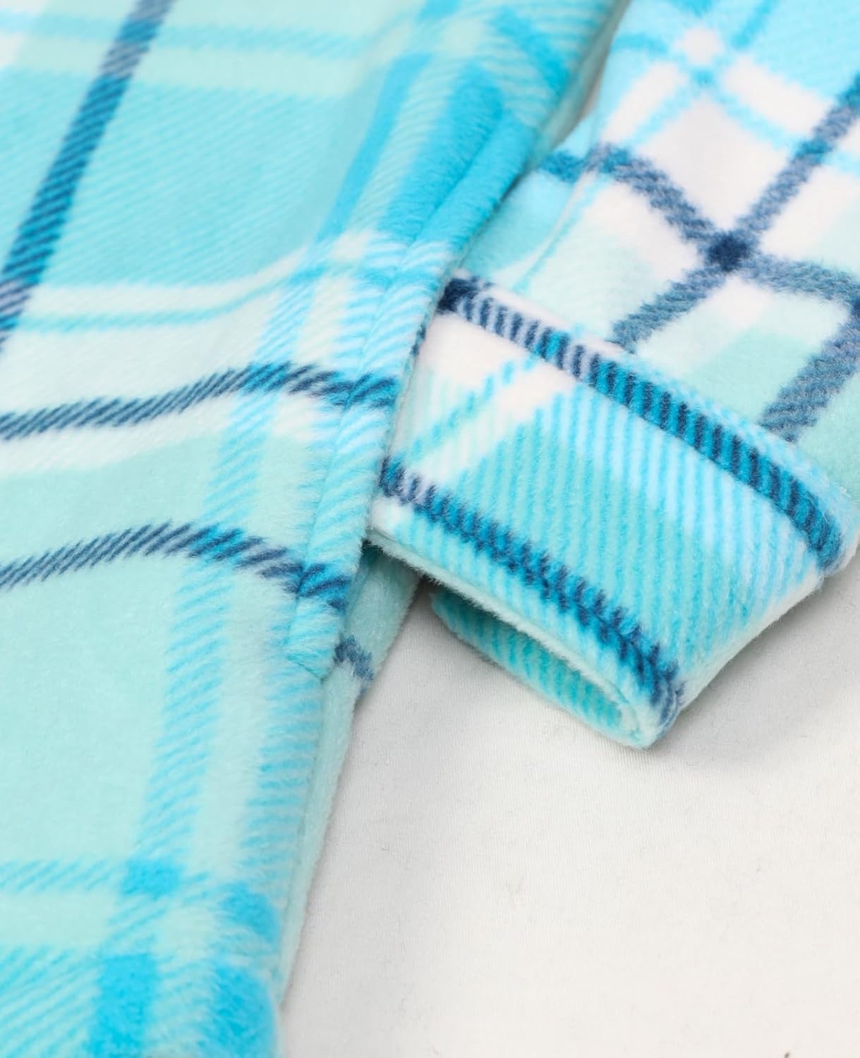 ThCreasa Womens Sherpa Fleece Lined Flannel Shirt Jacket Warm Button Up Plaid Shirt Jac (Sherpa Fleece Throughout) - Image 5