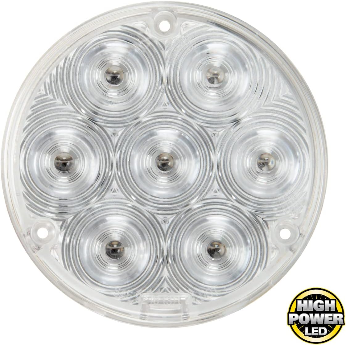 GG Grand General 87385 4 inches Fleet Green/Clear 7 LED with #1157 Plug, Slim Type for 2010+ Truck