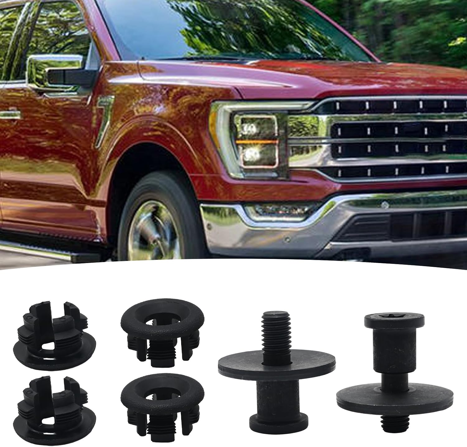 Bed Extender Kit YL3Z84286A54AA Bed Extender Installation Kit Replacement for Ford 150 2004-2008 Replacement for Lincoln Mark 2006-2008 Mounting Hardware Set, YL3Z-84286A54-AA